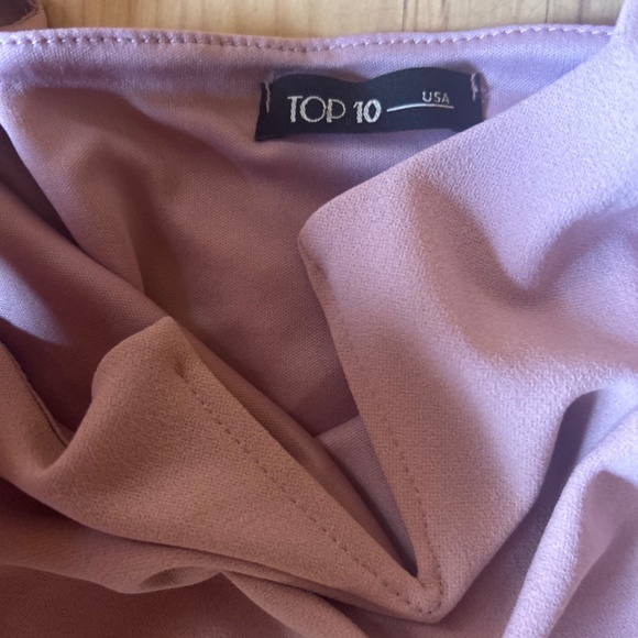 Vintage Formal Dusty Pink Jumpsuit - Picture 11 of 15